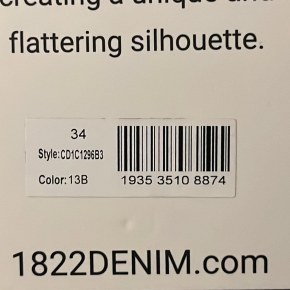 1822 BUTTER DENIM extra soft jeans (size 34) - Picture 7 of 7